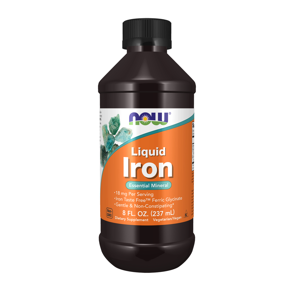 NOW Foods Iron Liquid - 8 fl. oz. / żelazo płyn - 8 fl oz
