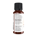 NOW Foods Pumpkin Spice Fall Oil Blend - 1 fl. oz. – Left label / Etykieta producenta