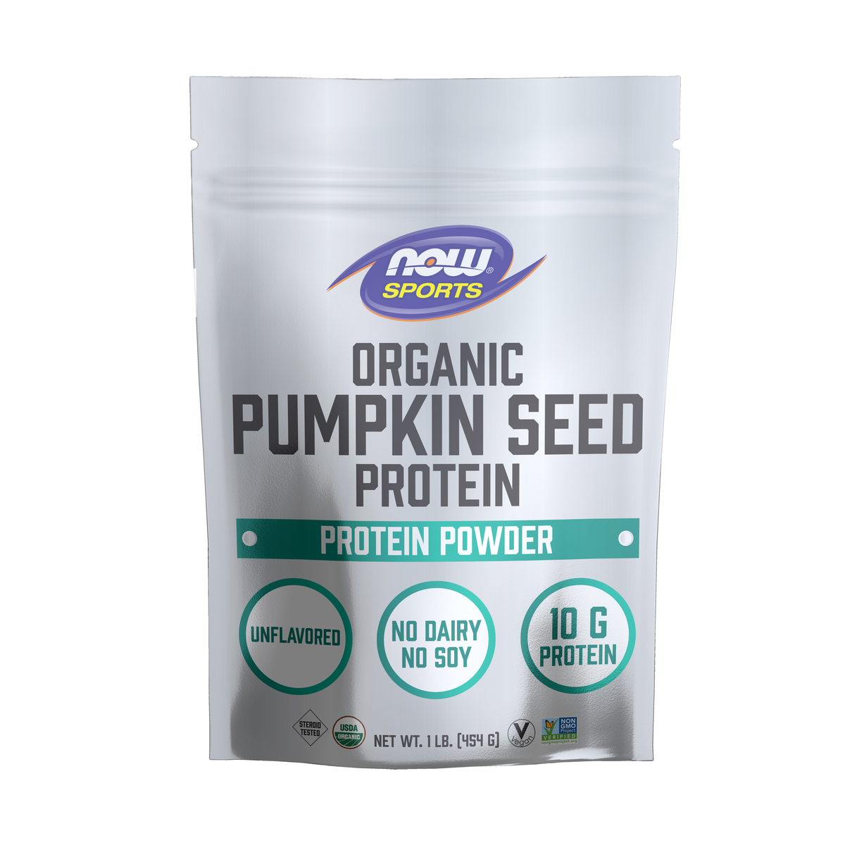NOW Foods Pumpkin Seed Protein, Organic Powder - 1 lb. / białko z pestek dyni, produkt ekologiczny proszek - 1 lb.