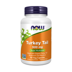 NOW Foods Turkey Tail 500 mg - 90 Veg Capsules / Turkey Tail 500 mg - 90 kapsułek roślinnych