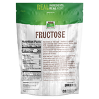 NOW Foods Fructose - 3 lbs. – Label details / Etykieta producenta