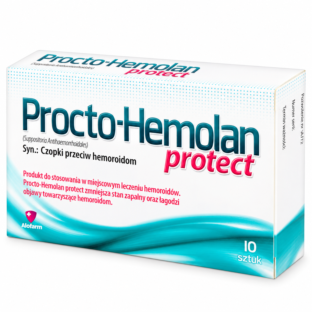 Procto-Hemolan Protect 10 Suppositories - Apteczka | Proton Nutrition