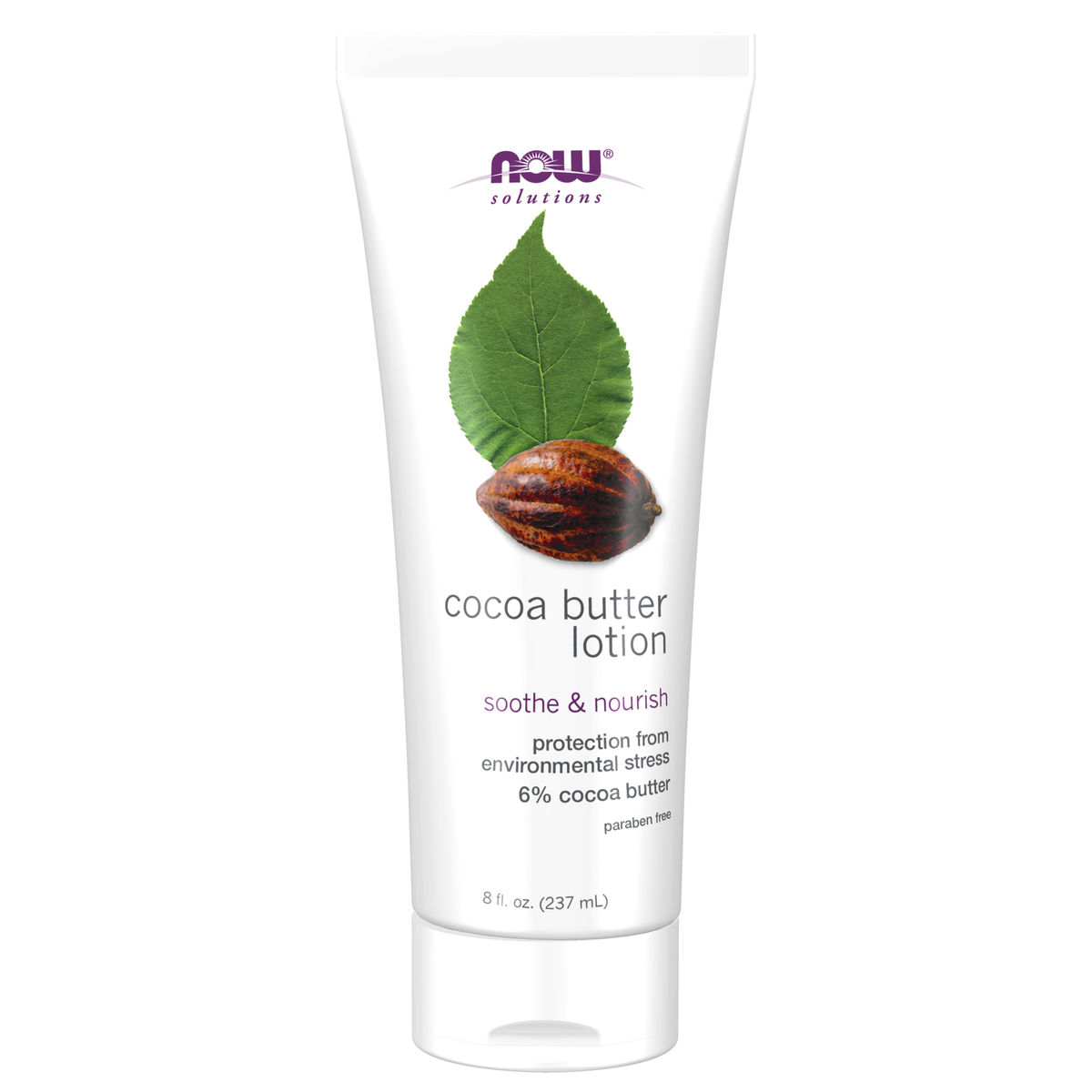 NOW Foods Cocoa Butter Lotion - 8 fl. oz. / Cocoa masło balsam - 8 fl oz