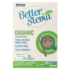 NOW Foods BetterStevia® Organic - 75 Packets/Box / BetterStevia® produkt ekologiczny - 75 saszetek/Box