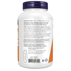 NOW Foods Cod Liver Oil, Extra Strength 1,000 mg - 180 Softgels – Left label / Etykieta producenta
