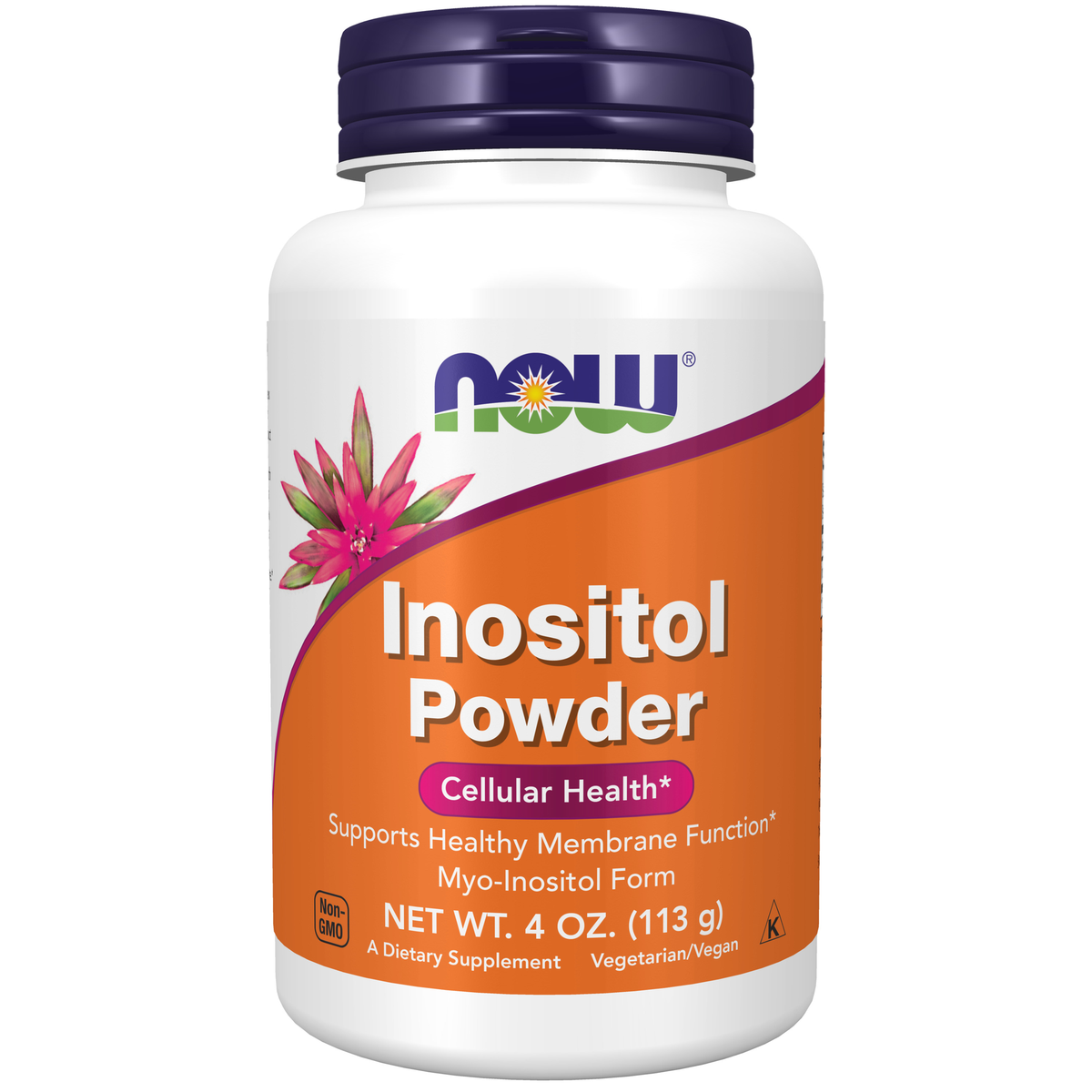 NOW Foods Inositol Powder Vegetarian - 4 oz. / inozytol proszek wegetariański - 4 oz.
