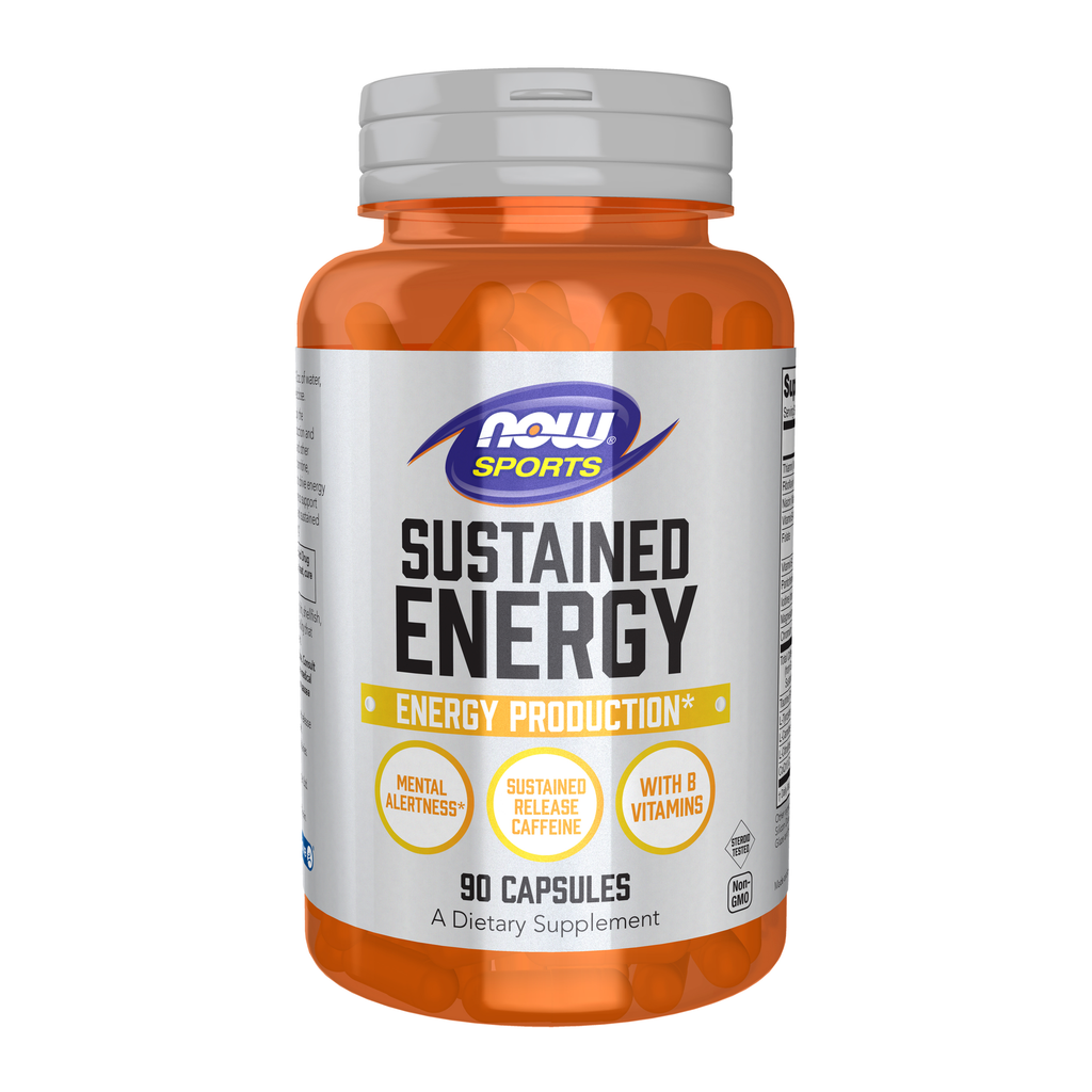 NOW Foods Sustained Energy - 90 Capsules / Sustained energia - 90 kapsułek