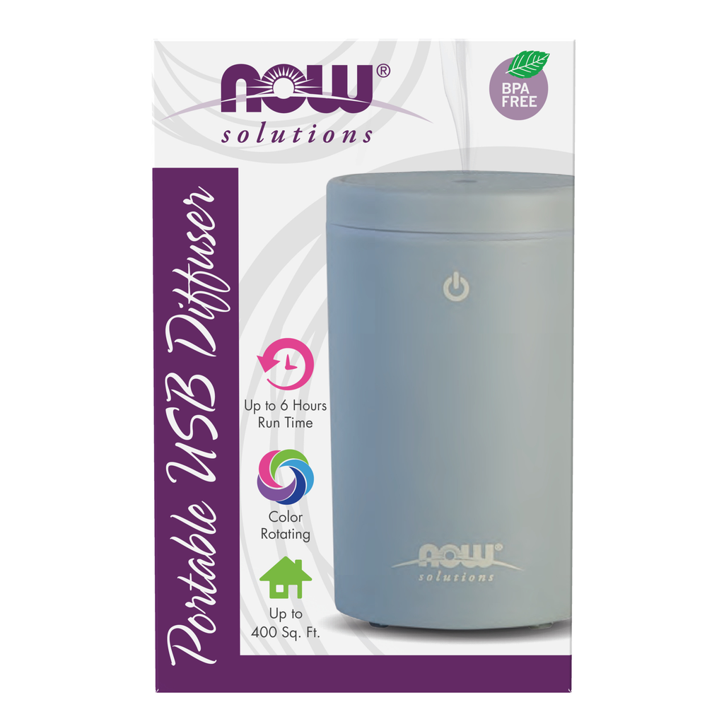 NOW Foods Portable USB Ultrasonic Oil Diffuser / Portable USB Ultrasonic olejek Diffuser