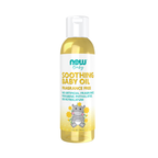 NOW Foods Soothing Baby Oil, Fragrance Free - 4 fl. oz. / Soothing dla niemowląt olejek, bez dodatków zapachowych - 4 fl oz