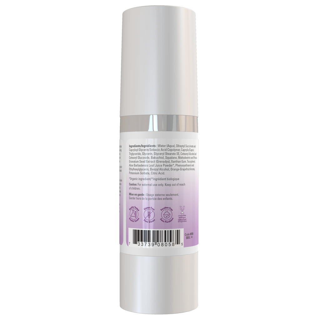 NOW Foods Blemish Clear Moisturizer - 2 fl. oz. – Left label / Etykieta producenta