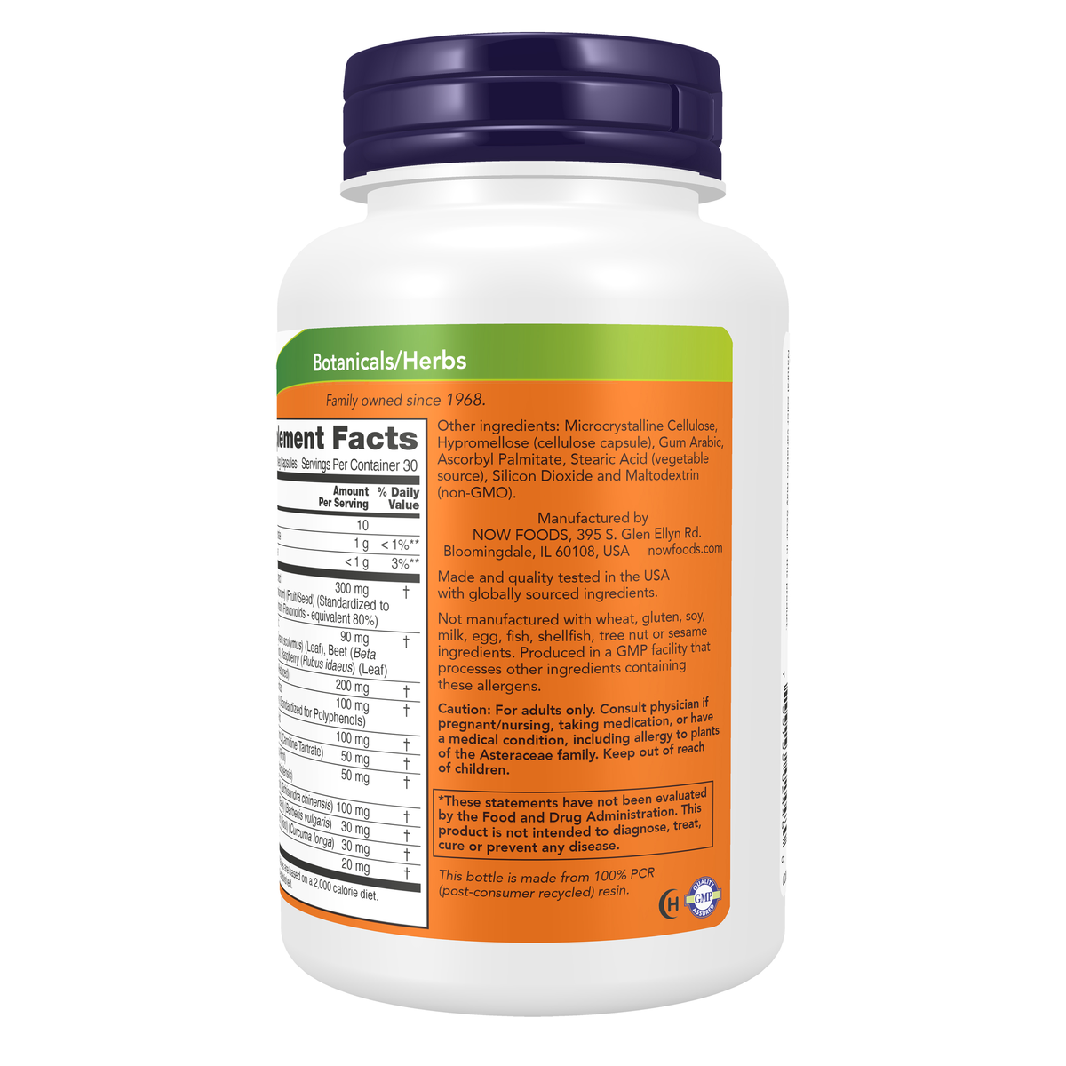 NOW Foods Liver Refresh™ - 90 Veg Capsules – Right label / Etykieta producenta