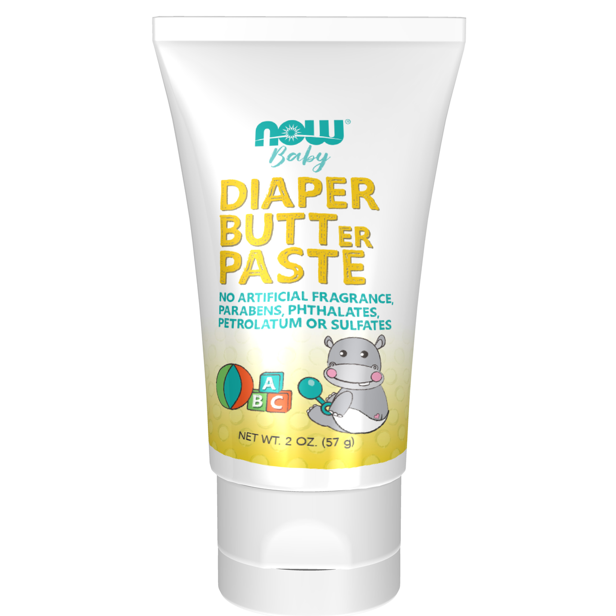 NOW Foods Baby Diaper BUTTer Paste - 2 oz. / dla niemowląt Diaper masło Paste - 2 oz.