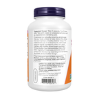 NOW Foods D-Mannose 500 mg - 240 Veg Capsules – Left label / Etykieta producenta