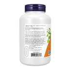 NOW Foods Cascara Sagrada 450 mg - 250 Veg Capsules – Left label / Etykieta producenta