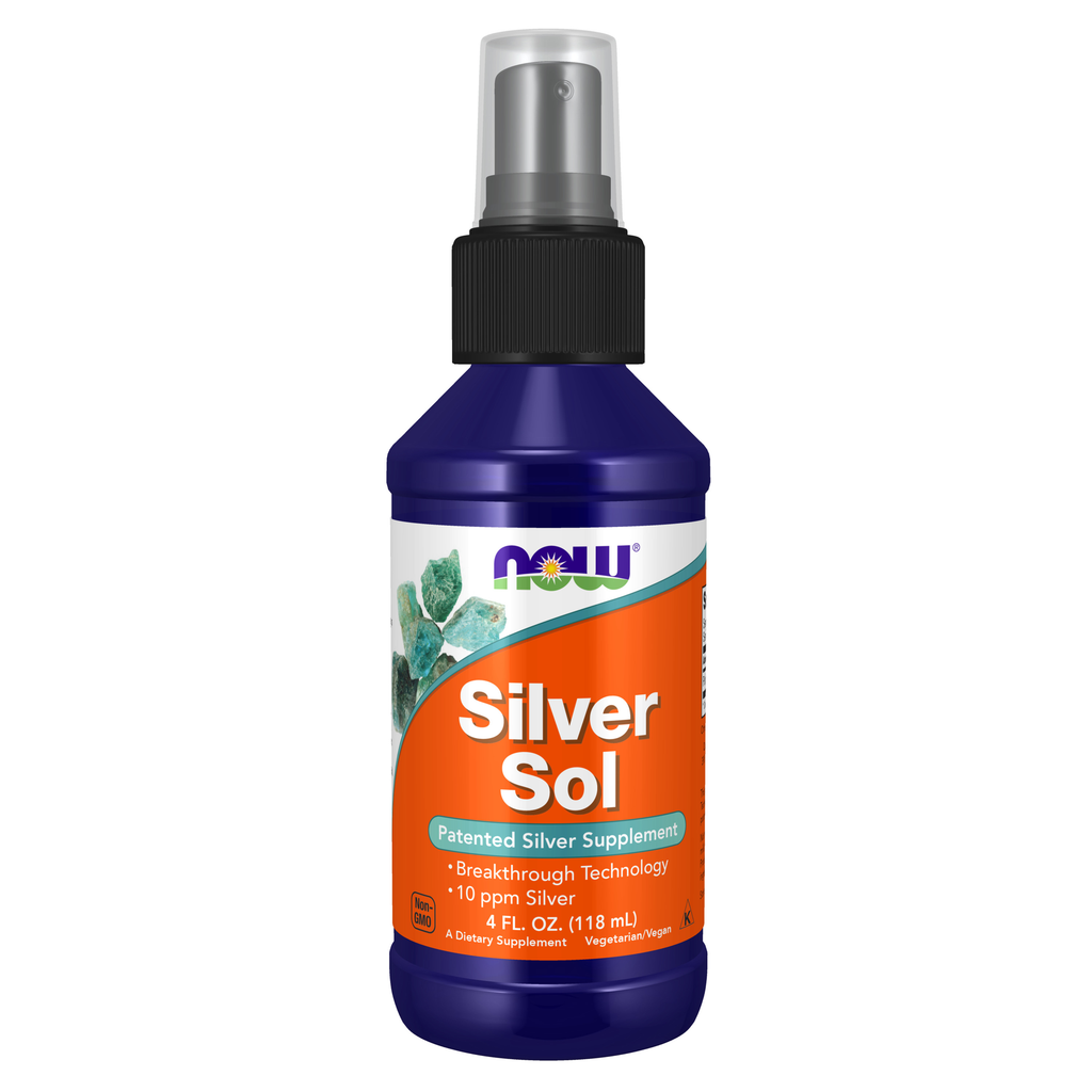 NOW Foods Silver Sol Spray - 4 fl. oz. / Silver Sol spray - 4 fl oz