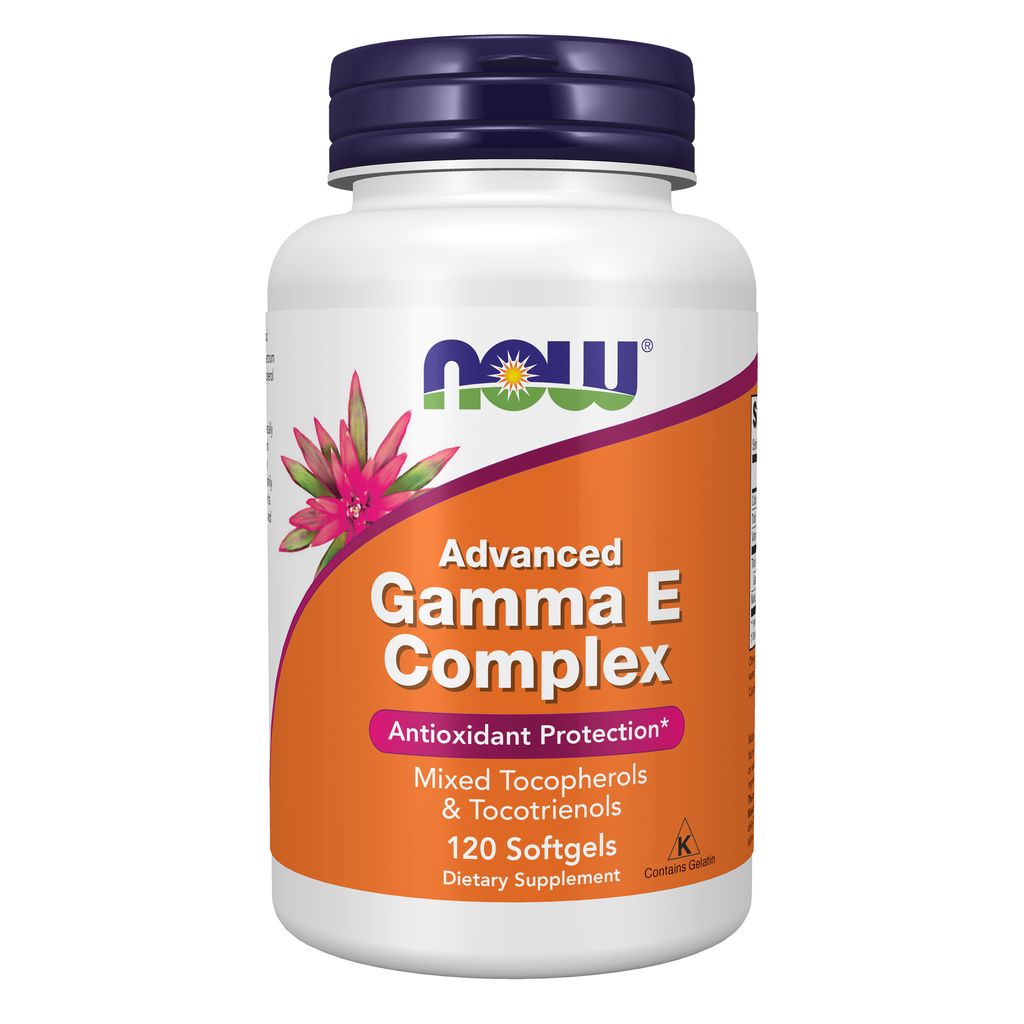 NOW Foods Advanced Gamma E Complex - 120 Softgels / Advanced Gamma E kompleks - 120 kapsułek miękkich