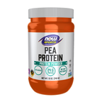 NOW Foods Pea Protein, Pure Unflavored Powder - 12 oz. / białko grochu, czysty proszek bez dodatków smakowych - 12 oz.