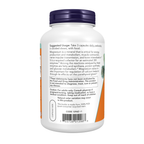NOW Foods Magnesium Citrate - 240 Veg Capsules – Left label / Etykieta producenta