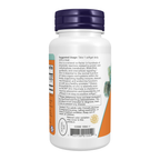 NOW Foods Zinc Glycinate - 120 Softgels – Left label / Etykieta producenta
