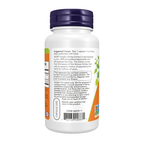 NOW Foods Ginkgo Biloba 60 mg - 120 Veg Capsules – left label / Etykieta producenta