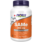 NOW Foods SAMe 200 mg - 120 Veg Capsules / SAMe 200 mg - 120 kapsułek roślinnych
