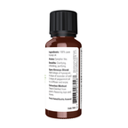 NOW Foods Hyssop Oil - 1 oz. – Right label / Etykieta producenta