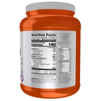 NOW Foods Pea Protein, Vanilla Toffee Powder - 2 lbs. – Right label / Etykieta producenta