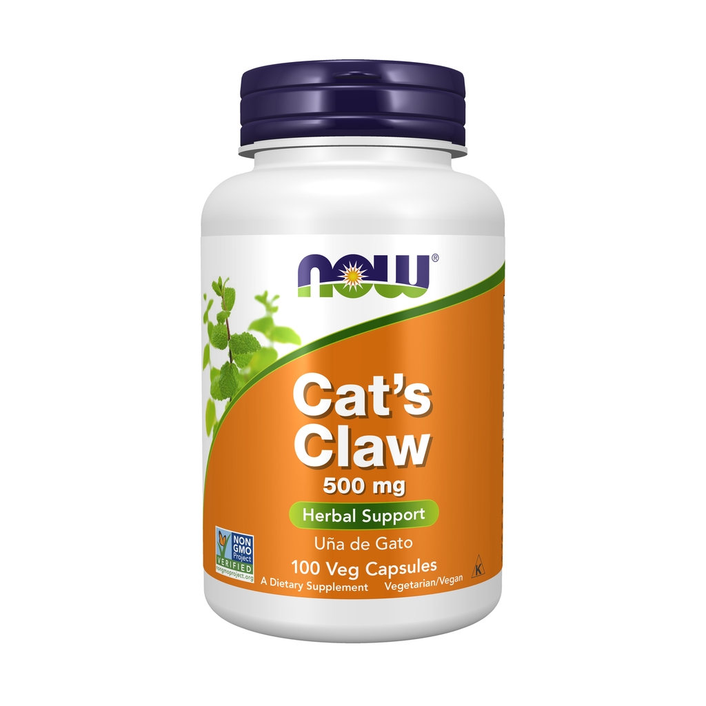 NOW Foods Cat's Claw 500 mg - 100 Veg Capsules / Cat's Claw 500 mg - 100 kapsułek roślinnych