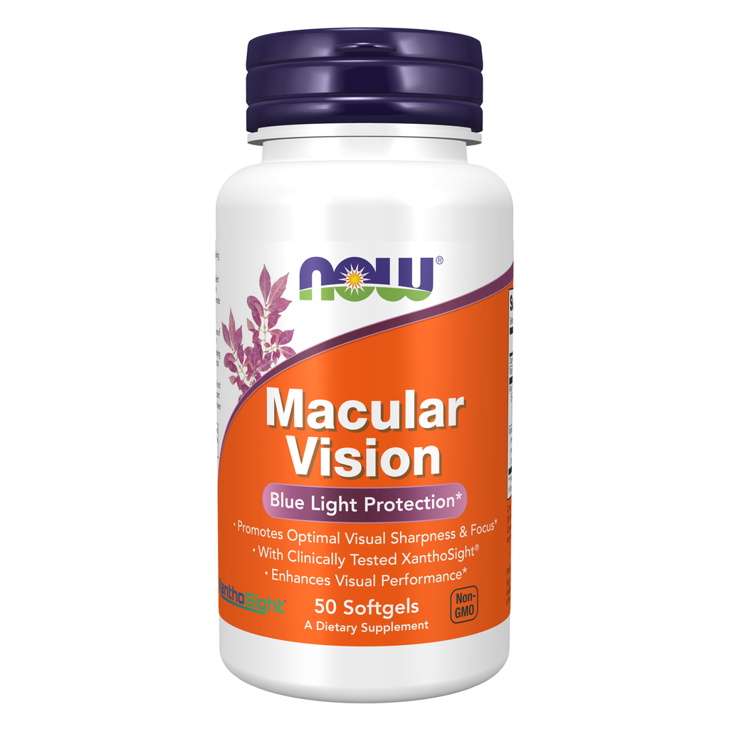 NOW Foods Macular Vision - 50 Softgels / Macular Vision - 50 kapsułek miękkich
