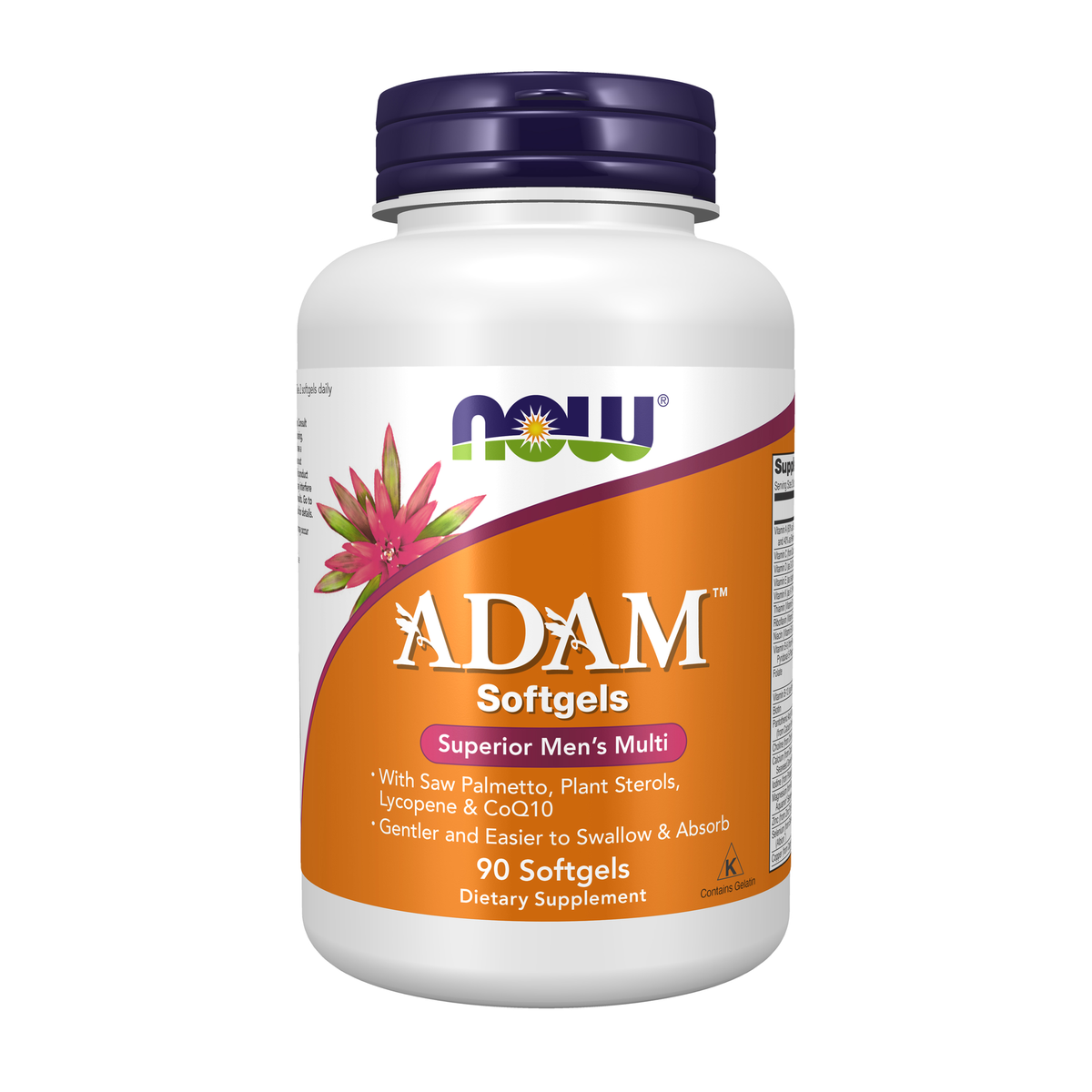 NOW Foods Adam™ Men's Multiple Vitamin - 90 Softgels / Adam™ mężczyzn's wieloskładnikowy witamina - 90 kapsułek miękkich