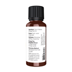 NOW Foods Orange Oil - 1 fl. oz. – Right label / Etykieta producenta