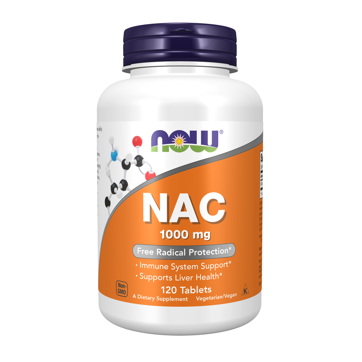 NOW Foods NAC 1000 mg - 120 Tablets / NAC 1000 mg - 120 tabletek