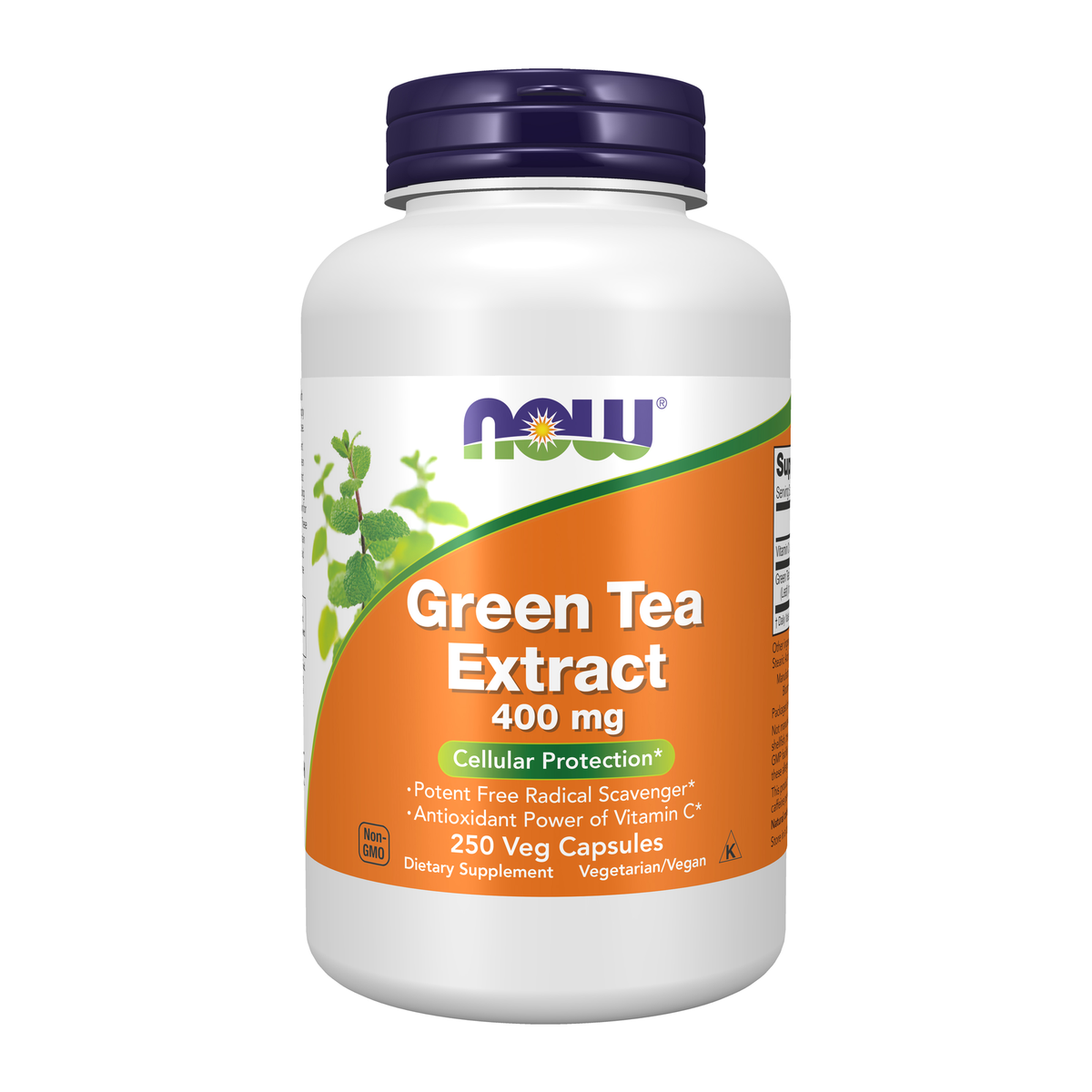 NOW Foods Green Tea Extract 400 mg - 250 Veg Capsules / zielona herbata ekstrakt 400 mg - 250 kapsułek roślinnych