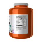 NOW Foods Whey Protein, Creamy Vanilla Powder - 6 lbs. – Right label / Etykieta producenta