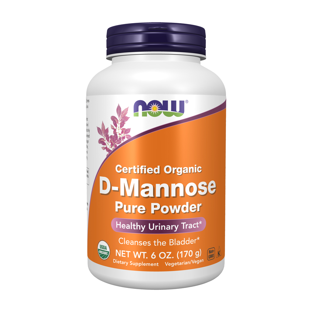 NOW Foods D-Mannose, Pure Powder - 6 oz. / D-Mannose, czysty proszek - 6 oz.