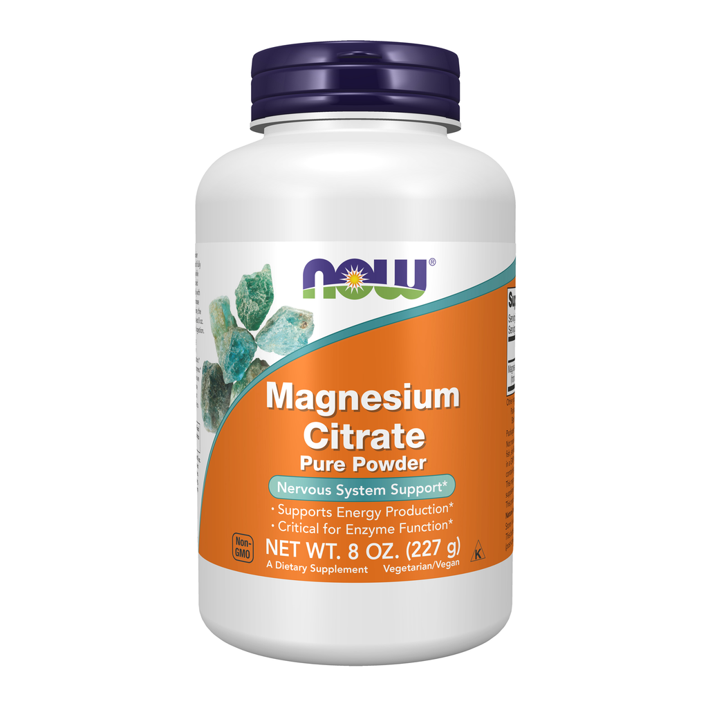 NOW Foods Magnesium Citrate Pure Powder - 8 oz / cytrynian magnezu czysty proszek - 8 oz