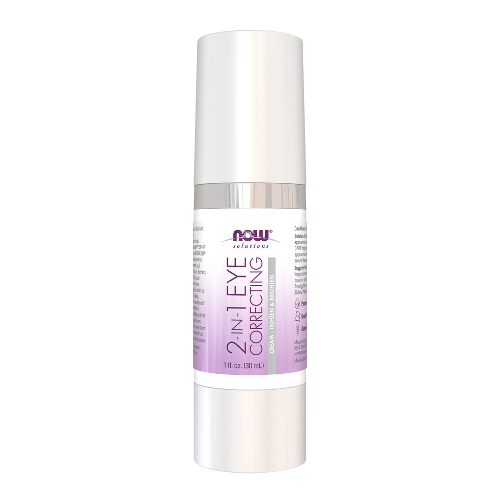 NOW Foods 2 in 1 Eye Correcting Cream - 1 fl. oz. / 2 in 1 Eye Correcting krem - 1 fl oz