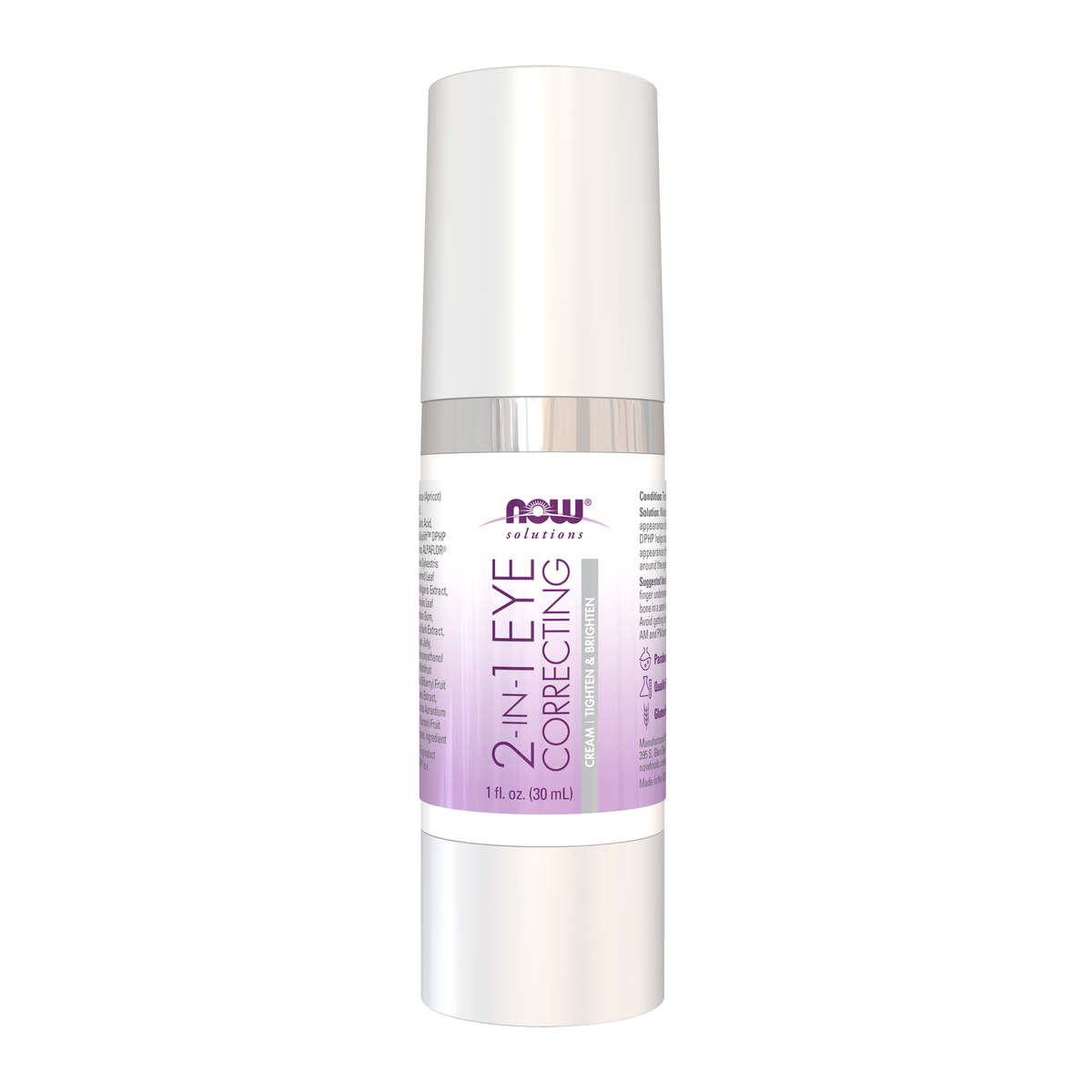 NOW Foods 2 in 1 Eye Correcting Cream - 1 fl. oz. / 2 in 1 Eye Correcting krem - 1 fl oz