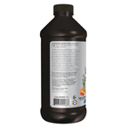 NOW Foods L-Carnitine Liquid 1000 mg, Tropical Punch - 16 fl. oz. – Left label / Etykieta producenta
