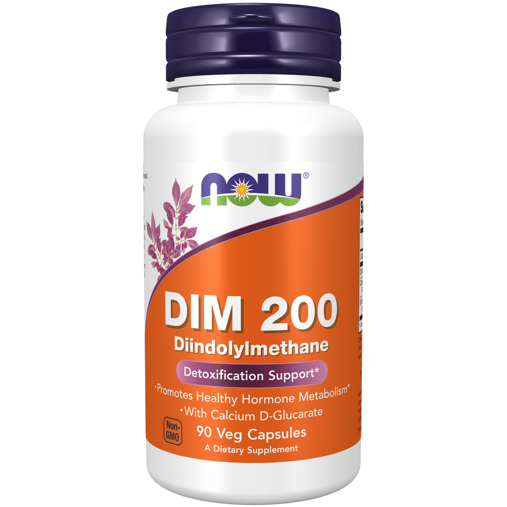 NOW Foods DIM 200 Diindolylmethane - 90 Veg Capsules / DIM 200 Diindolylmethane - 90 kapsułek roślinnych