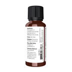 NOW Foods Lavender & Tea Tree Oil Blend - 1 fl. oz. – Right label / Etykieta producenta