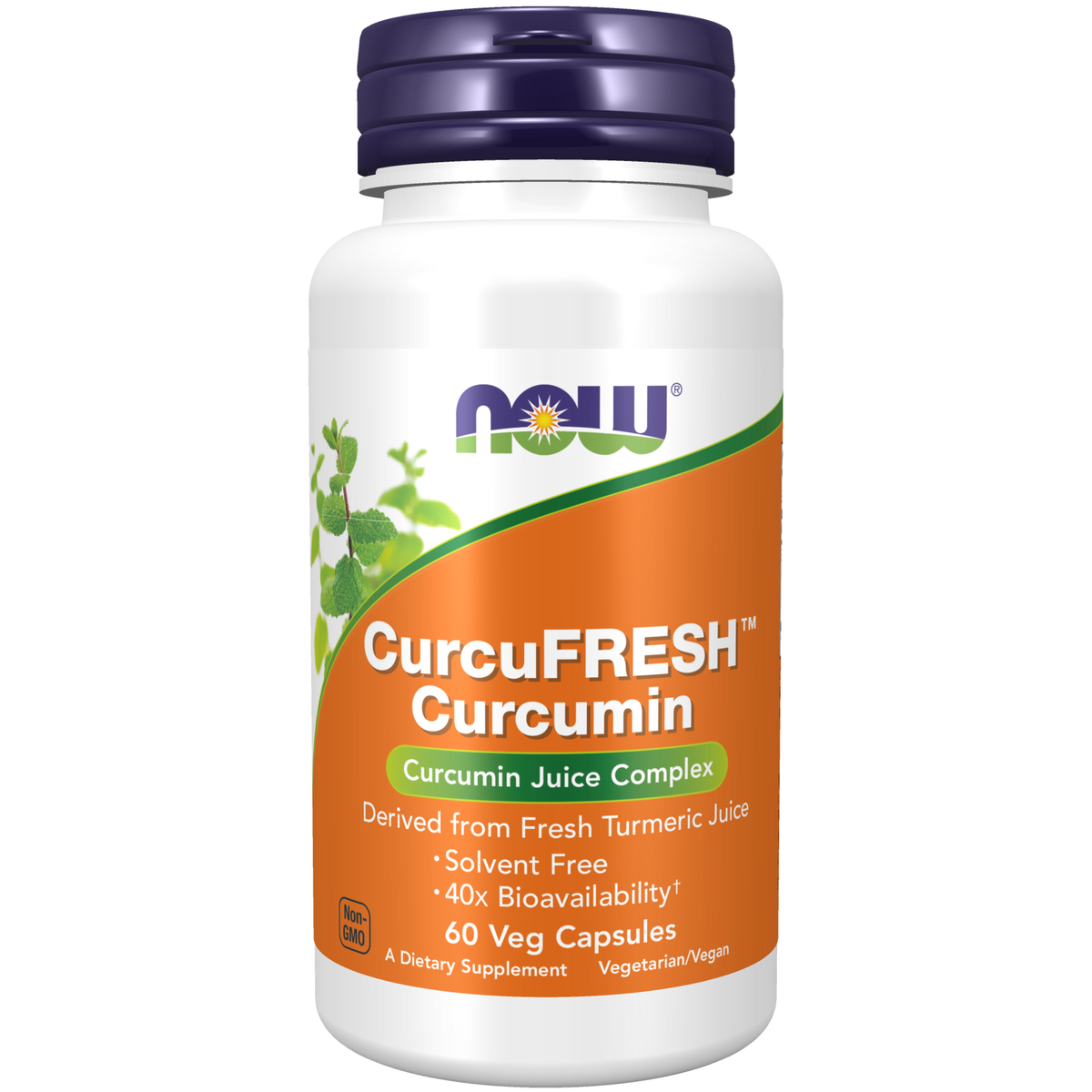 NOW Foods CurcuFRESH™ Curcumin - 60 Veg Capsules / CurcuFRESH™ kurkumina - 60 kapsułek roślinnych
