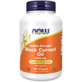 NOW Foods Black Currant Oil, Double Strength 1000 mg - 100 Softgels / czarny Currant olejek, podwójna moc 1000 mg - 100 kapsułek miękkich