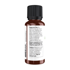 NOW Foods Patchouli Oil - 1 fl. oz. – Left label / Etykieta producenta