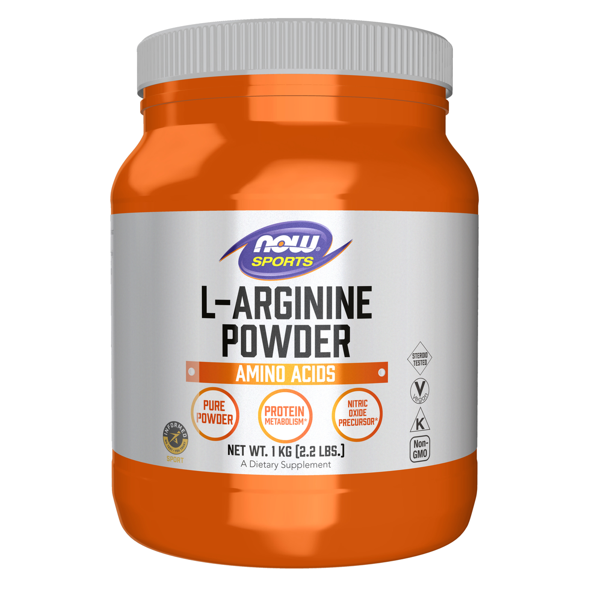 NOW Foods L-Arginine Powder - 2.2 lbs. / L-arginina proszek - 2.2 lb