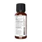 NOW Foods Lemon Oil - 1 oz. – Right label / Etykieta producenta