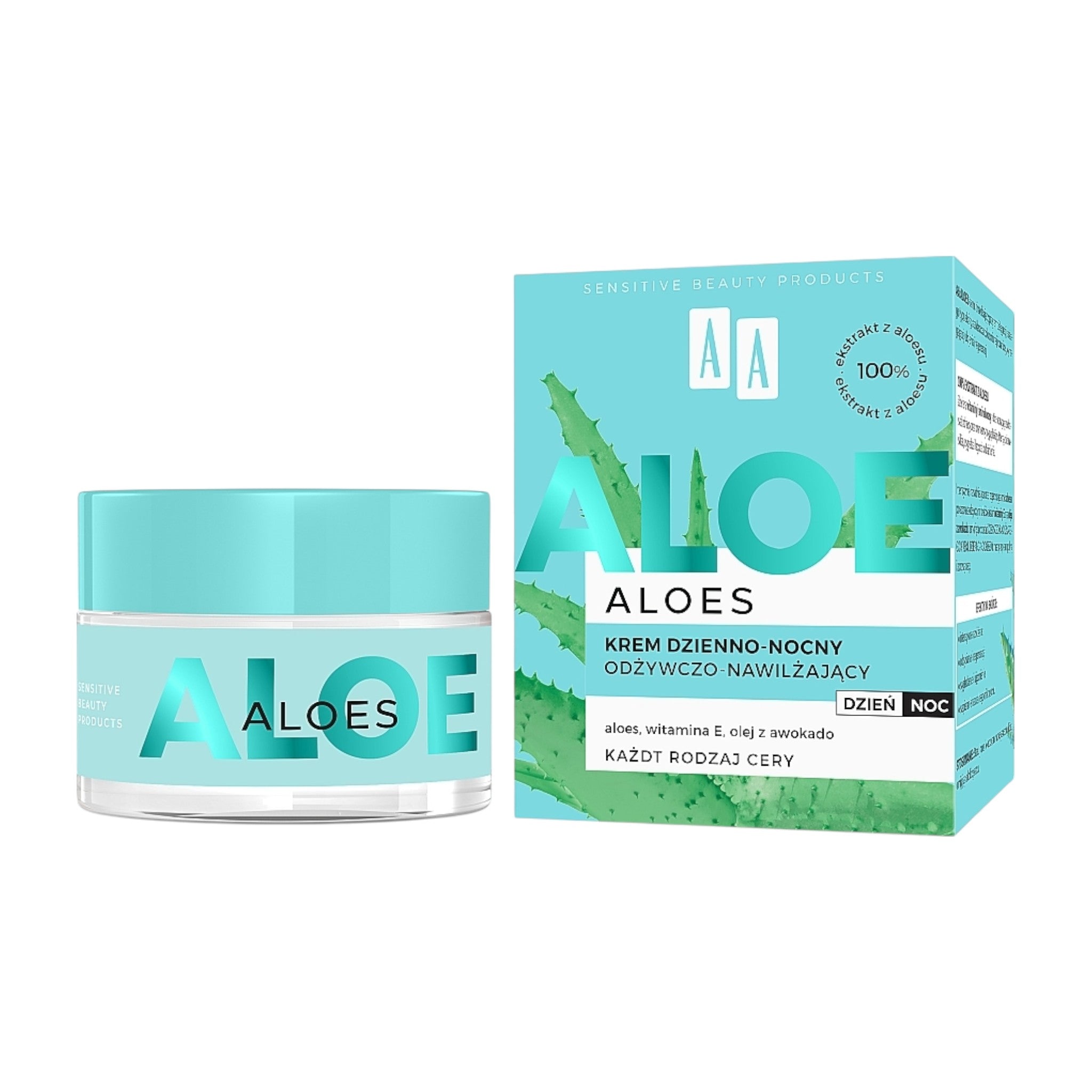 AA Aloe Nourishing Day and Night Face Cream – For All Skin Types