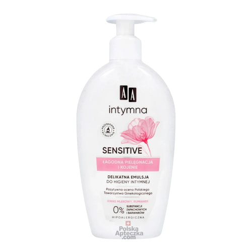 AA Intymna Sensitive Gentle Emulsion for Intimate Hygiene 300ml