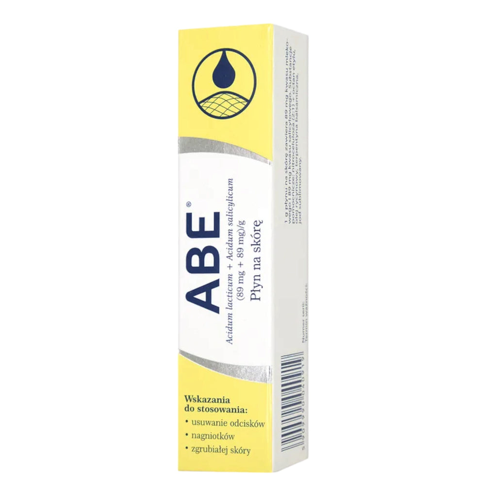 ABE Liquid for Corns, Calluses &amp; Hard Skin – Salicylic and Lactic Acid Treatment 8g