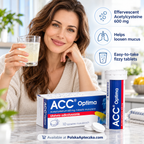 ACC Optima 600mg Acetylcysteine 10 Effervescent Tablets Mucus & Productive Cough Relief Lifestyle